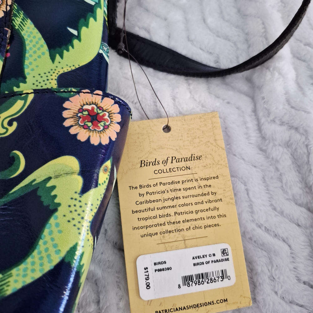 Patricia Nash Vibrant Rare 10th Anniversary Birds of Paradise NWT Vintage - Picture 5 of 16